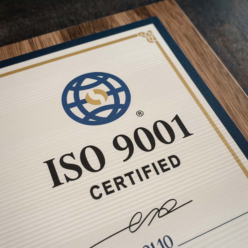 ISO 9001 Certified