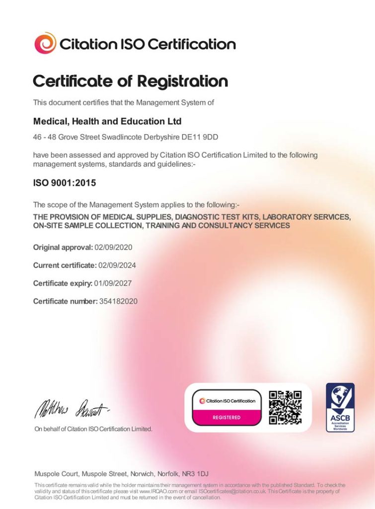 MHE ISO 9001 Certificate